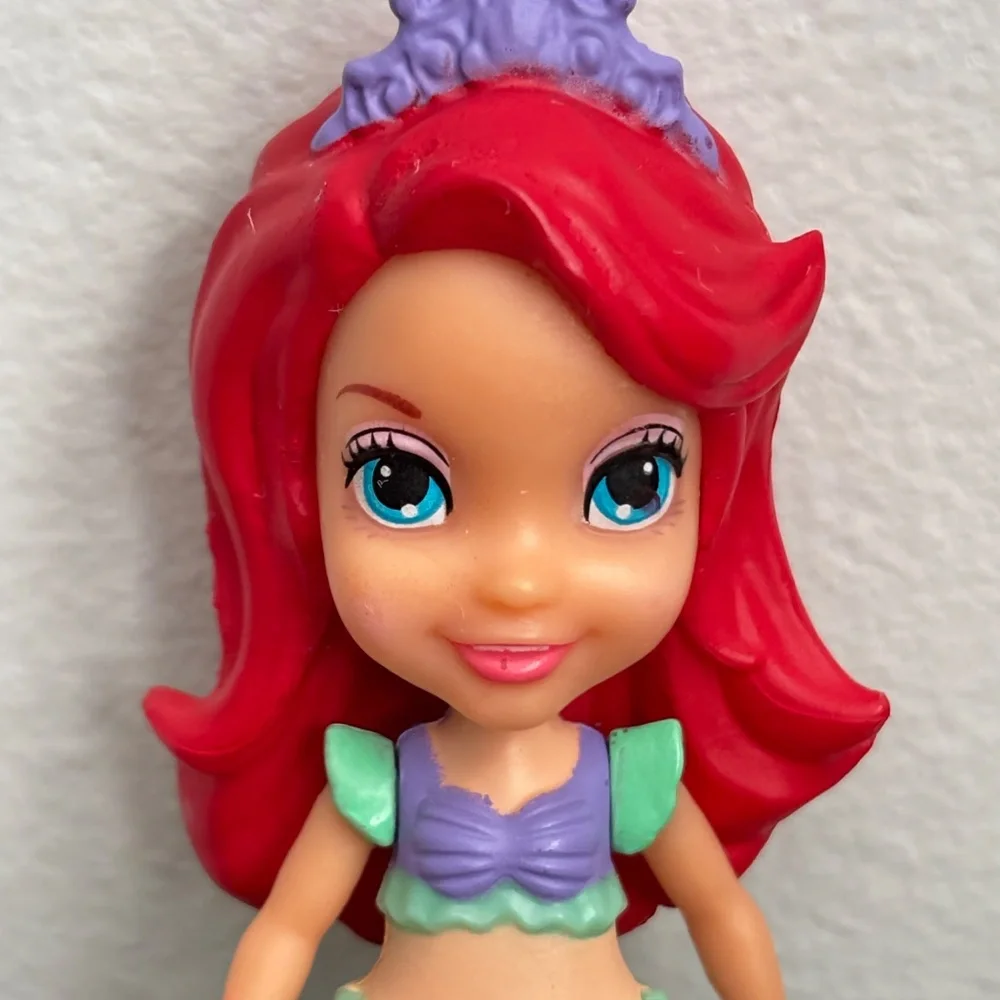 DISNEY Princess Mini Toddler Doll ARIEL Glitter Tail 3